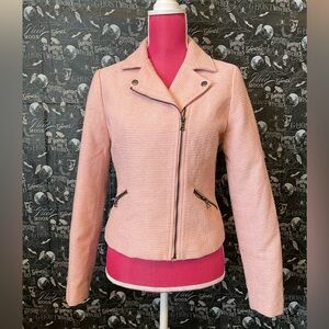 Candie's Light Pink Textured Blazer